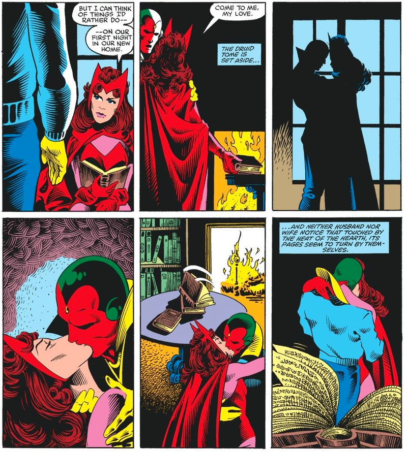 Illustration for article titled The Vision and the Scarlet Witch Had Marvel Comics’ Most Fucked-Up Superhero Romance